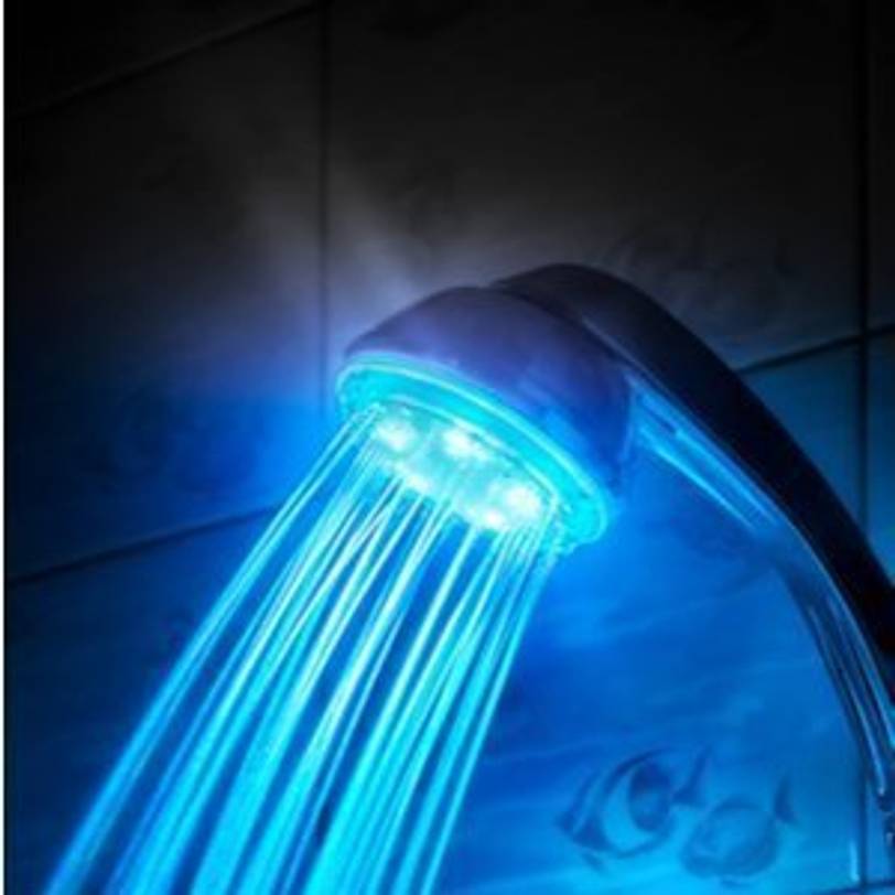 Duschkopf mit LED